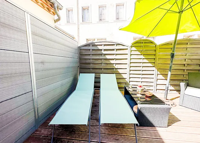 Cozy - Centre Historique - Gare A Proximite - Grande Terrasse Διαμέρισμα Μπεζιέ